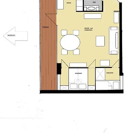 아파트 Nordseeblick 25 Sunset *